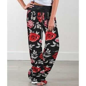 Floral Blooming High Waist Loose fit pants Size L